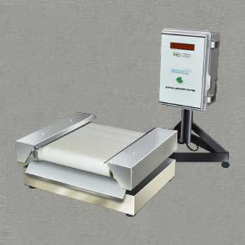 Weighing checking and conveying